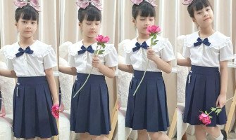 Chân váy xếp ly phối cùng áo sơ mi trắng cho học sinh - Nét đẹp thanh lịch và tinh tế cho nữ sinh